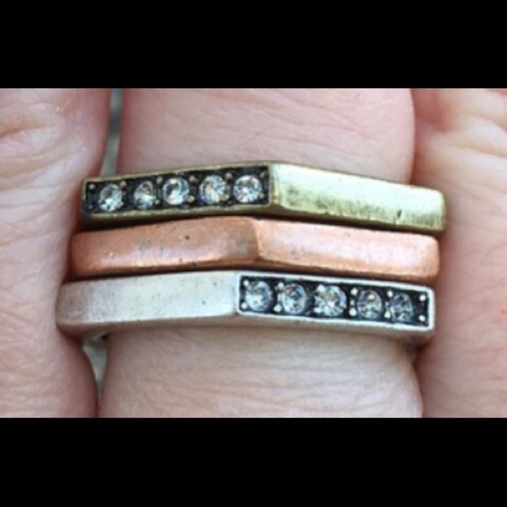 Lia Sophia stacking rings (3)